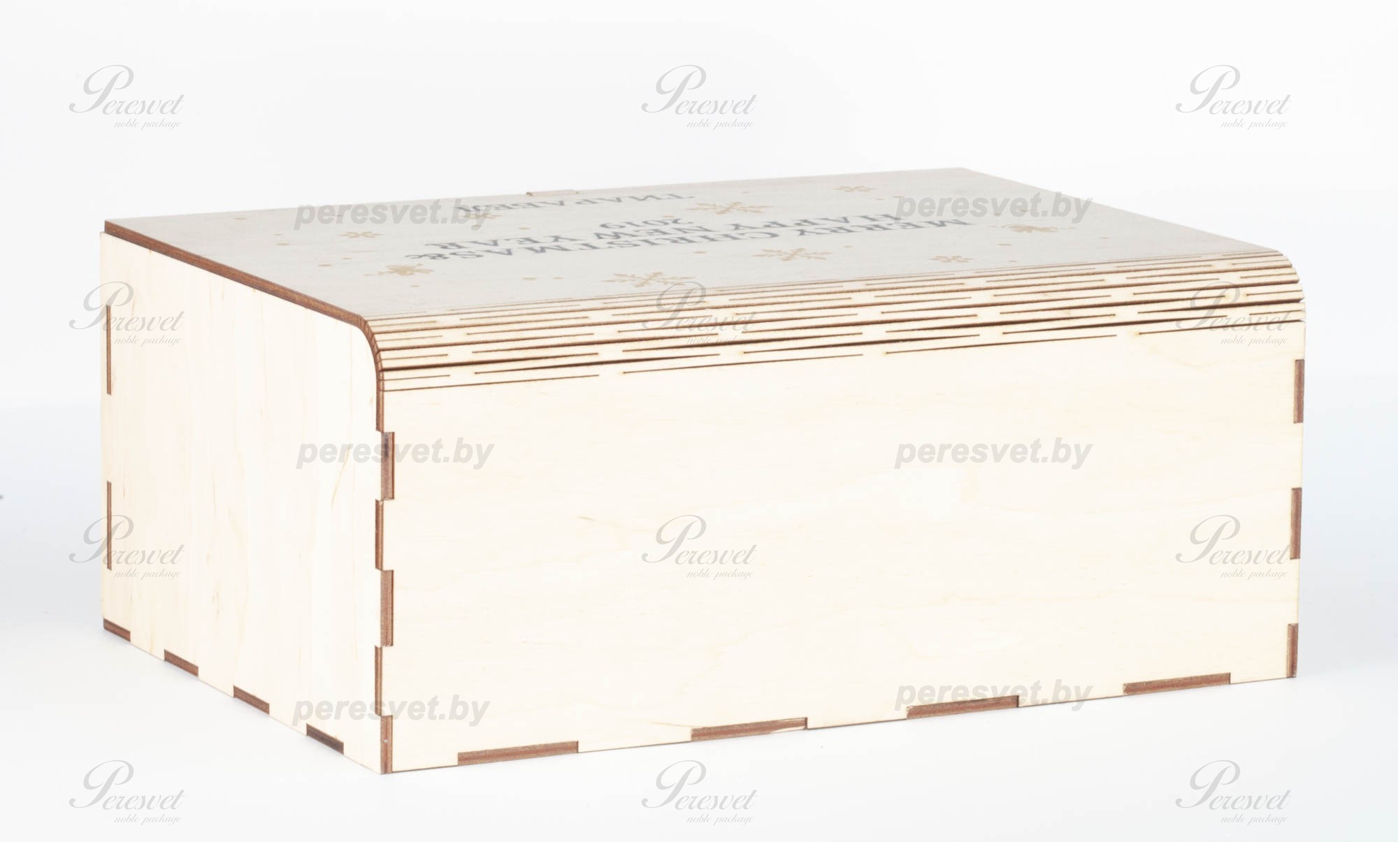 новогодняя упаковка, купить новогоднюю упаковку, упаковка для новогодних подарков купить, новогодняя упаковка оптом, Happy New Year, деревянная упаковка, упаковка для конфет, упаковка коробки конфет, упаковка для конфет на застежке Конфетная деревянная коробка Happy New Year с застежкой на peresvet.by