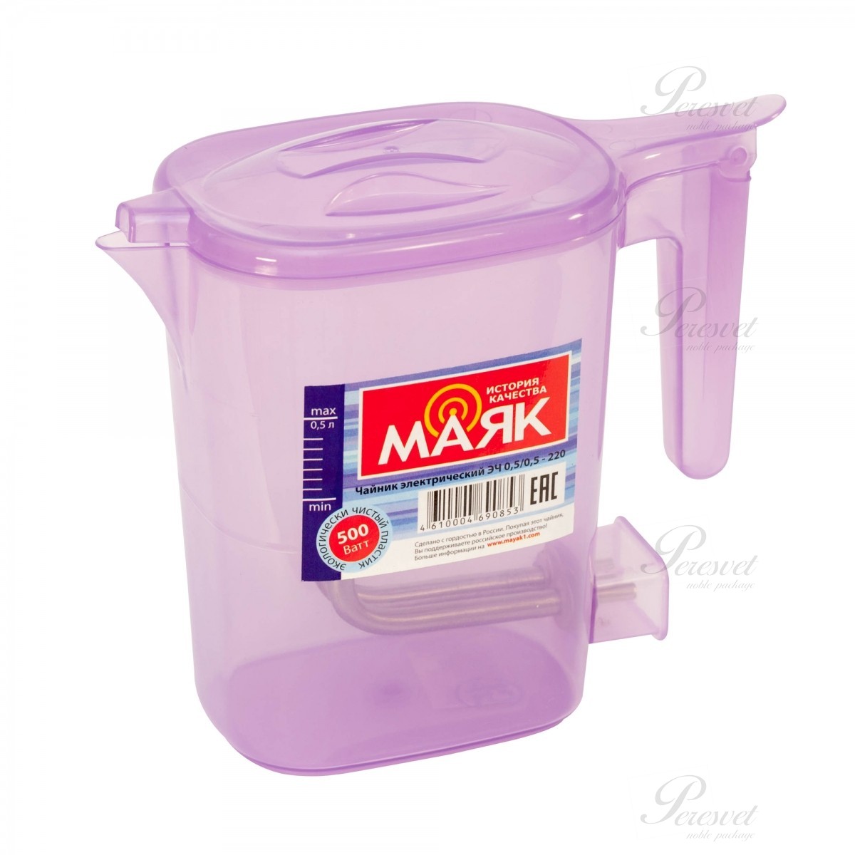 чайник, чайник электрический, Маяк, Чайник маяк, купить чайник, купить чайник электрический, дорожный чайник, дешевый чайник, чайник дорожный электрический, дорожный чайник купить Лучший дорожный чайник маяк 0,5л Прозрачный на Peresvet.by