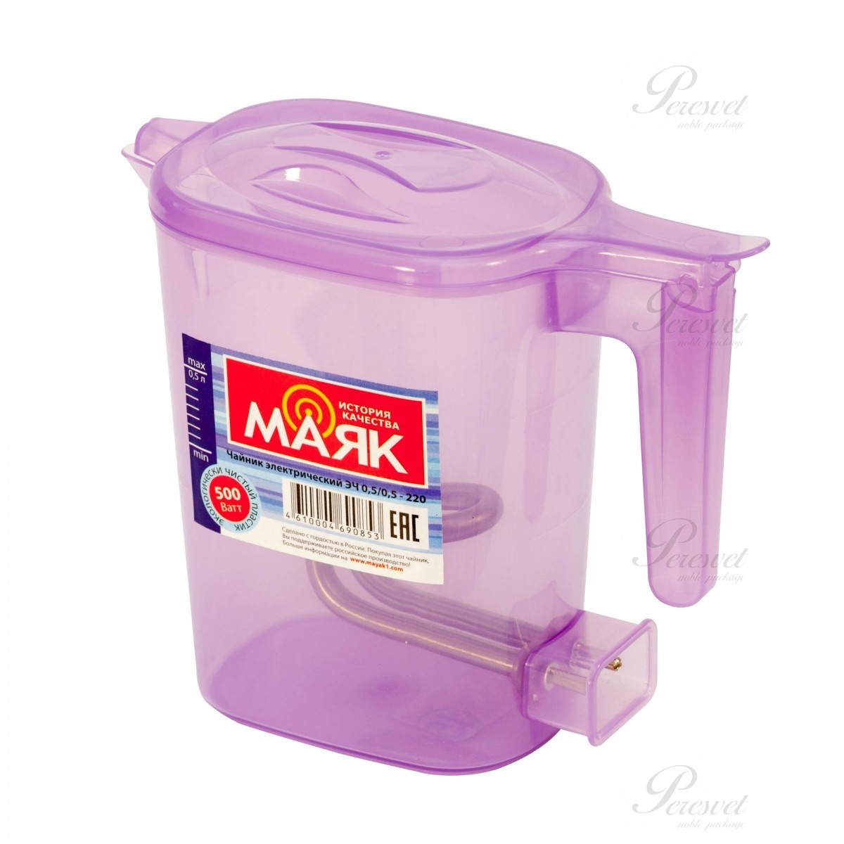 чайник, чайник электрический, Маяк, Чайник маяк, купить чайник, купить чайник электрический, дорожный чайник, дешевый чайник, чайник дорожный электрический, дорожный чайник купить Лучший дорожный чайник маяк 0,5л Прозрачный на Peresvet.by