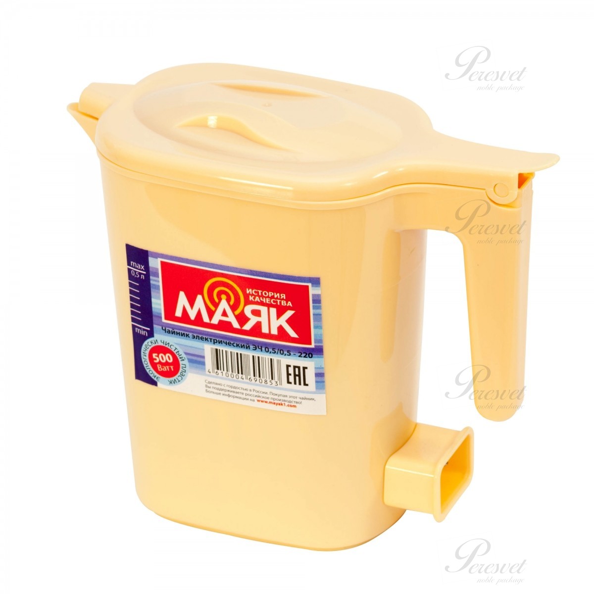 чайник, чайник электрический, Маяк, Чайник маяк, купить чайник, купить чайник электрический, дорожный чайник, дешевый чайник, чайник дорожный электрический, дорожный чайник купить Лучший дорожный чайник маяк 0,5л Бежевый на Peresvet.by