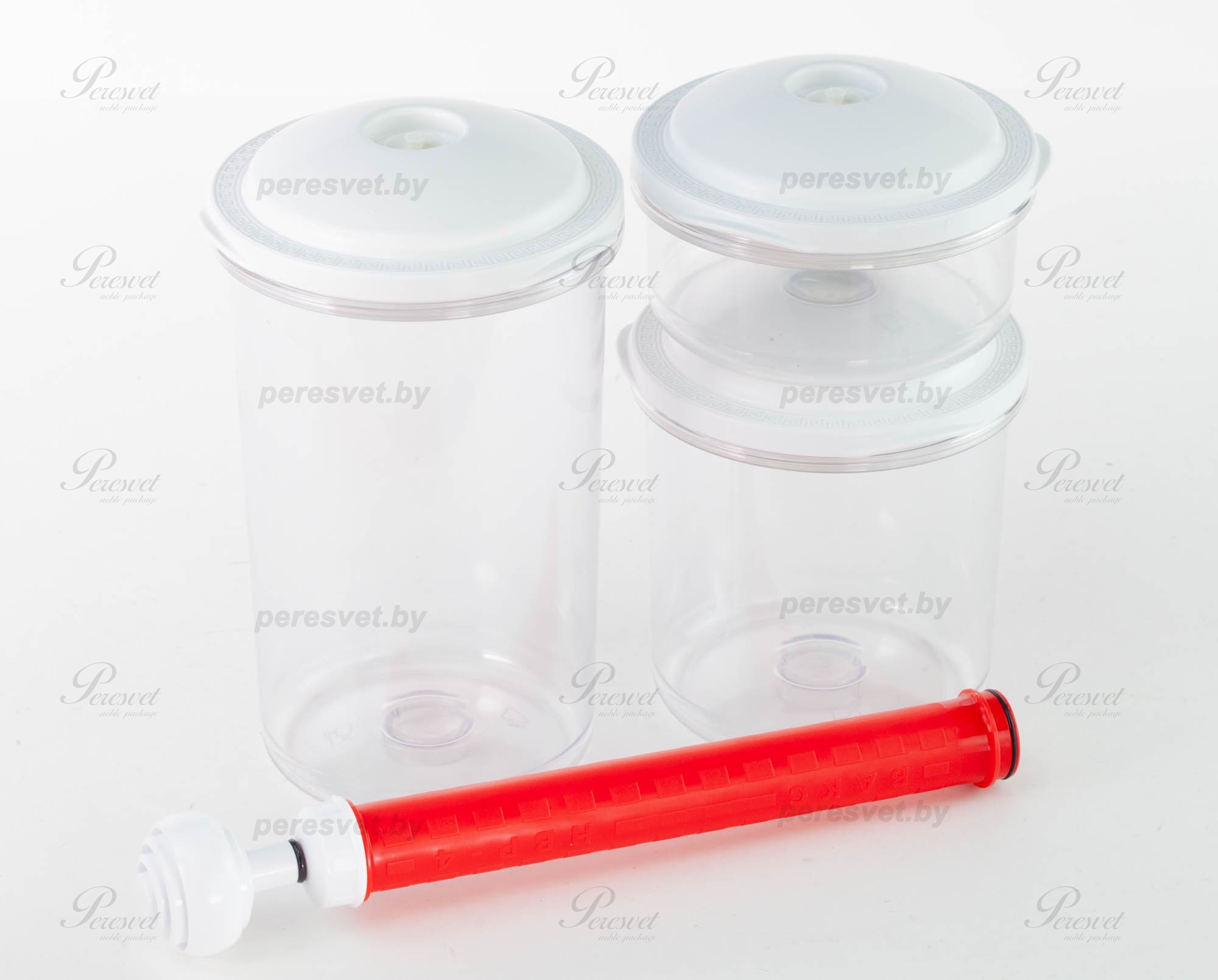 крышка, купить крышку, вакуумные крышки, пластиковые крышки, вакуумные крышки для банок, купить вакуумные крышки, закатки, консервация, консервация овощей, набор контейнеров, вакс Набор контейнеров ВАКС с насосом КВХН-96-3 на perevet.by