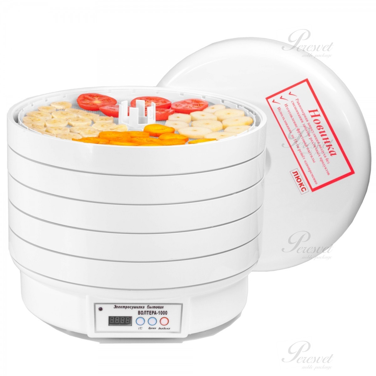 симистерный блок, Волтера с электронным блоком, Волтера люкс, волтера, вольтера , сушилка изидри, сушилка +для овощей, сушилка +для овощей +и фруктов, овощи +и фрукты, волтера 1000 купить, купить сушилку, волтера с таймером, Сушилка купить минск, офи Комплект Оптима+ Электросушилка бытовая ЭСБ ВОЛТЕРА 1000 ЛЮКС с таймером и симисторным блоком управления на peresvet.by