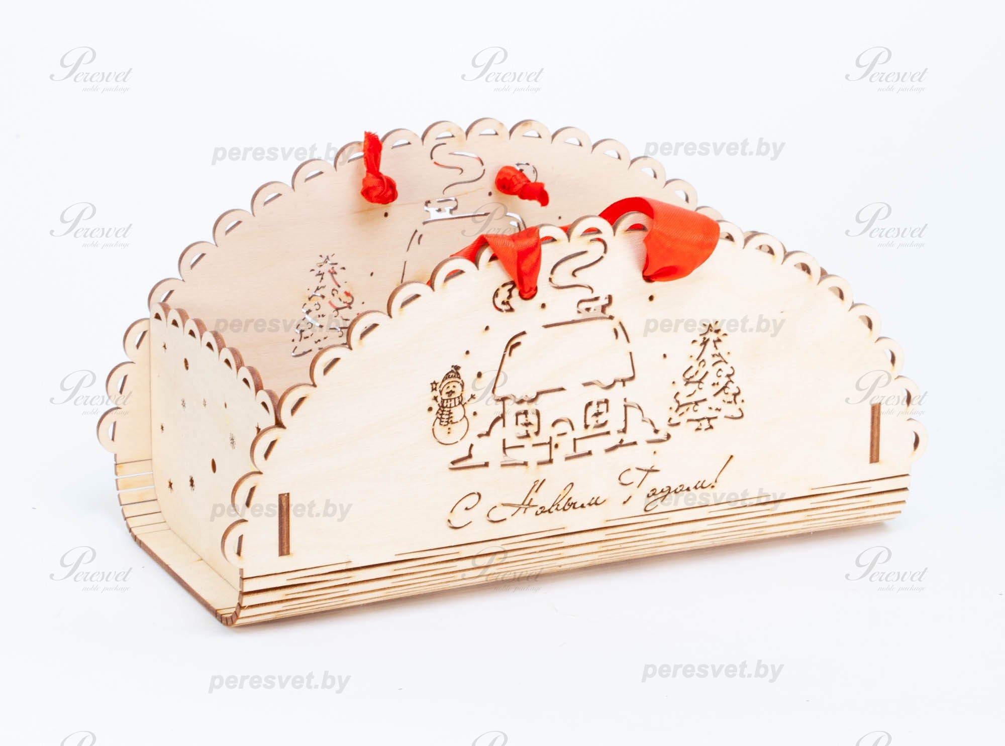 новогодняя упаковка 2022, купить новогоднюю упаковку, упаковка для новогодних подарков купить, новогодняя упаковка оптом, упаковка для новогодних подарков 2022, деревянная упаковка, упаковка для конфет, упаковка коробки конфет, новогодняя упаковка, Новогодняя упаковка Корзинка для конфет на peresvet.by