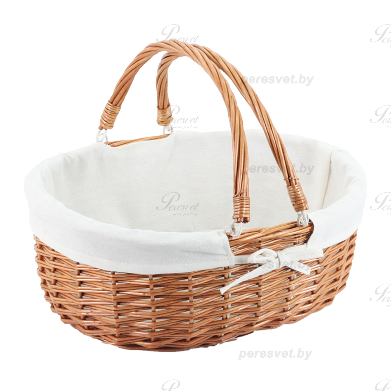 пасхальная корзина, корзины из лозы, плетение корзин из лозы, корзина из лозы купить, плетеные корзины из лозы купить, лоза кошики, корзина для пикника, корзина для грибов, корзина грибника Корзина из лозы Хозяюшка. Большая на peresvet.by