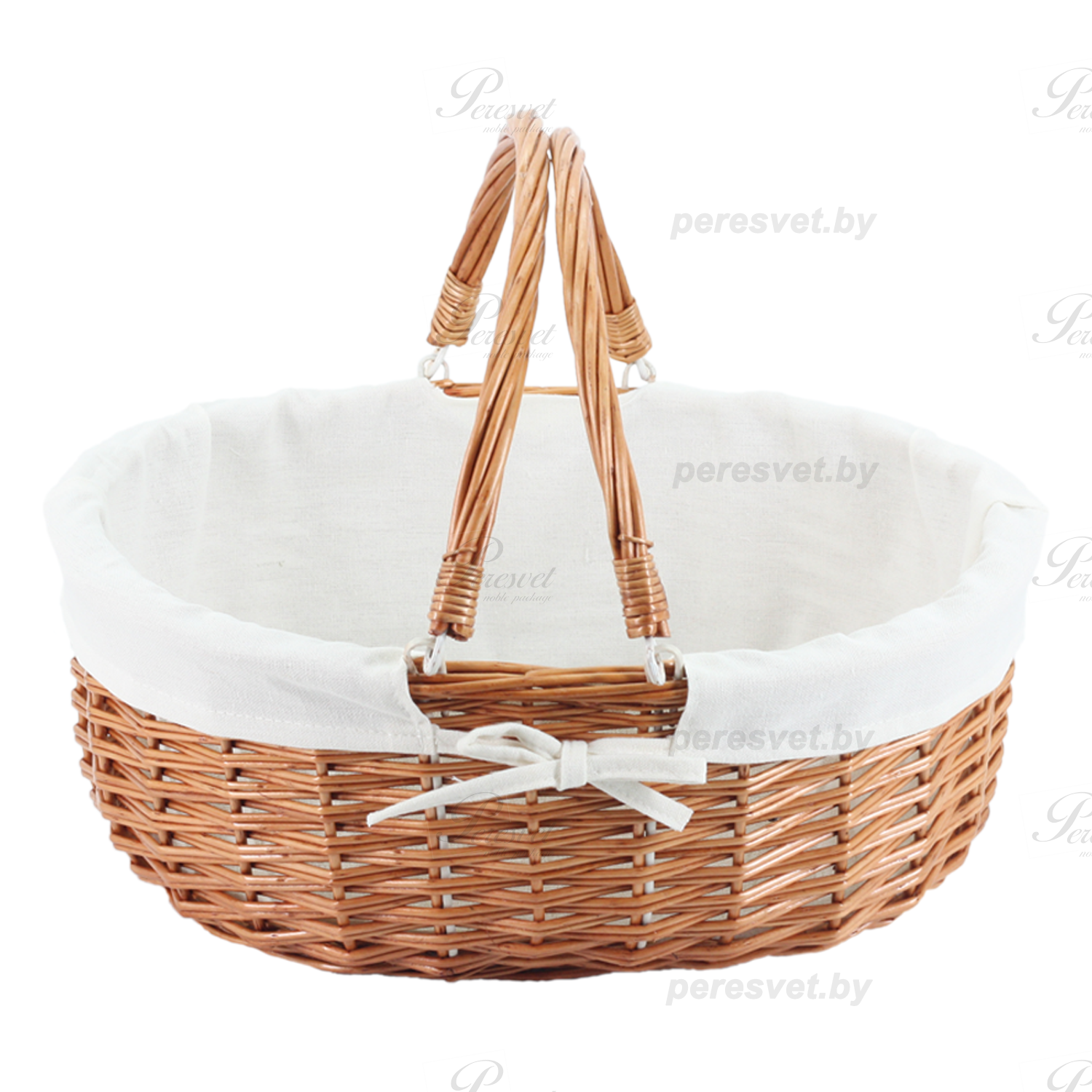 пасхальная корзина, корзины из лозы, плетение корзин из лозы, корзина из лозы купить, плетеные корзины из лозы купить, лоза кошики, корзина для пикника, корзина для грибов, корзина грибника Корзина из лозы Хозяюшка. Большая на peresvet.by