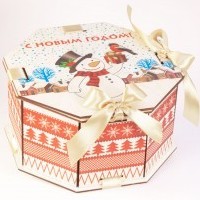 новогодняя упаковка 2022, купить новогоднюю упаковку, упаковка для новогодних подарков купить, новогодняя упаковка оптом, упаковка для новогодних подарков 2022, деревянная упаковка, упаковка для конфет, упаковка коробки конфет, новогодняя упаковка, Новогодняя упаковка Снеговик-почтовик на peresvet.by