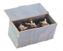 рюмки перевертыши, стопки перевертыши, рюмка перевертыш купить, рюмки перевертыши с головами, стопки перевертыши, купить стопку перевертыш, рюмки перевертыши с головами животных, рюмки перевертыши с головами животных купить, рюмки перевертыши Набор рюмок перевертышей Three Premium в деревянной шкатулке на peresvet.by